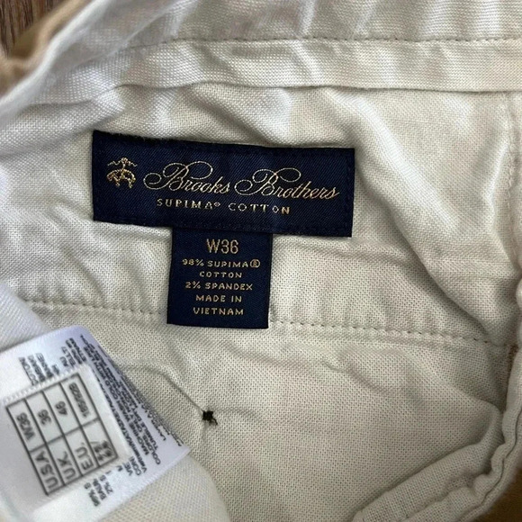 Brooks Brothers • Supima Cotton Flat Front Shorts - Picture 5 of 10